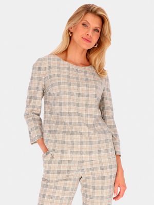 Potis &amp; Verso - Bluzka damska casual na wiosnę ze sklepu: Eye For Fashion w kategorii: Bluzki damskie - zdjęcie 3C9BB14-4A0-7058_17422