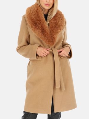 Płaszcz damski jesienny Rino &amp; Pelle ze sklepu: Eye For Fashion w kategorii: Płaszcze damskie - zdjęcie 3C9BB14-4A0-7058_17558