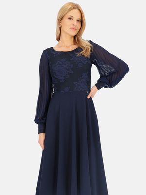 Sukienka jesienna elegancka L'AF ze sklepu: Eye For Fashion w kategorii: Sukienki - zdjęcie 3C9BB14-4A0-7058_17803