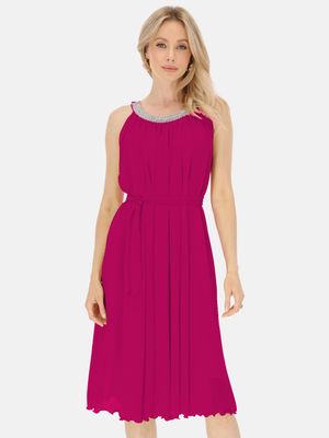 Sukienka elegancka rozkloszowana L'AF ze sklepu: Eye For Fashion w kategorii: Sukienki - zdjęcie 3C9BB14-4A0-7058_18142