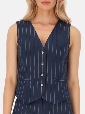 Kamizelka damska na jesień casual Potis &amp; Verso ze sklepu: Eye For Fashion w kategorii: Kamizelki damskie - zdjęcie 3C9BB14-4A0-7058_18218