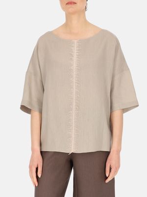 Bluzka damska na wiosnę casual Eye For Fashion ze sklepu: Eye For Fashion w kategorii: Bluzki damskie - zdjęcie 3C9BB14-4A0-7058_18620