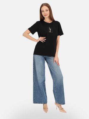 Bluzka damska na wiosnę Potis &amp; Verso ze sklepu: Eye For Fashion w kategorii: Bluzki damskie - zdjęcie 3C9BB14-4A0-7058_19043