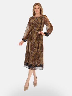 Sukienka dla puszystych na jesień Potis &amp; Verso ze sklepu: Eye For Fashion w kategorii: Sukienki - zdjęcie 3C9BB14-4A0-7058_19099