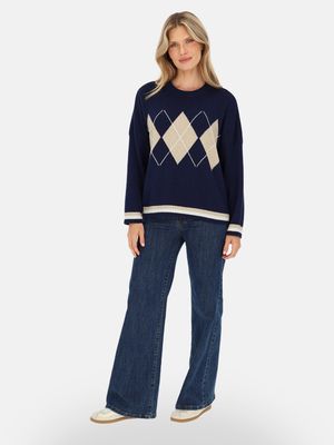 Sweter damski na zimę L'AF ze sklepu: Eye For Fashion w kategorii: Swetry damskie - zdjęcie 3C9BB14-4A0-7058_19168