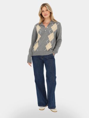 Sweter damski casual zimowy L'AF ze sklepu: Eye For Fashion w kategorii: Swetry damskie - zdjęcie 3C9BB14-4A0-7058_19169