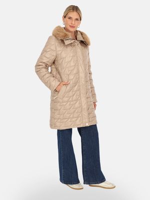 Płaszcz damski casual Biba ze sklepu: Eye For Fashion w kategorii: Płaszcze damskie - zdjęcie 3C9BB14-4A0-7058_19221
