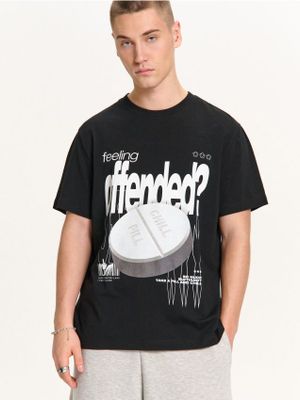 T-shirt męski w stylu młodzieżowym ze sklepu: Cropp w kategorii: T-shirty męskie - zdjęcie 4198BBB-532-6969_004HZ-99X