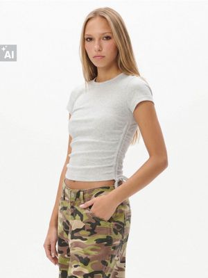 Bluzka damska - biały ze sklepu: Cropp w kategorii: Bluzki damskie