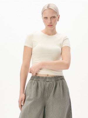 Bluzka damska casualowa ze sklepu: Cropp w kategorii: Bluzki damskie - zdjęcie 4198BBB-532-6969_016KB-01X