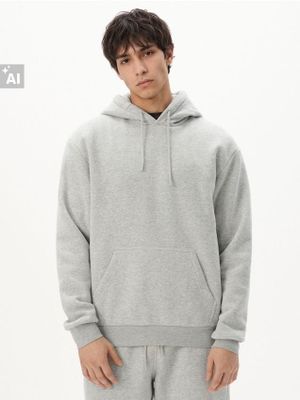 Bluza męska w stylu młodzieżowym - szary ze sklepu: Cropp w kategorii: Bluzy męskie