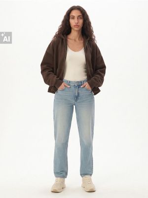 Jeansy damskie w miejskim stylu ze sklepu: Cropp w kategorii: Jeansy damskie - zdjęcie 4198BBB-532-6969_036KA-50J