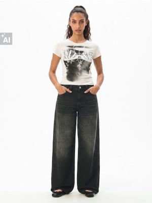 Jeansy damskie ze sklepu: Cropp w kategorii: Jeansy damskie - zdjęcie 4198BBB-532-6969_038KA-99J