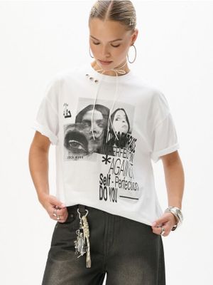 Bluzka damska ze sklepu: Cropp w kategorii: Bluzki damskie - zdjęcie 4198BBB-532-6969_042KB-00X