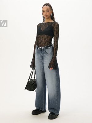 Jeansy damskie casual ze sklepu: Cropp w kategorii: Jeansy damskie - zdjęcie 4198BBB-532-6969_045KA-95J