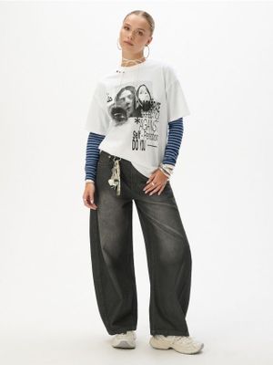 Jeansy damskie ze sklepu: Cropp w kategorii: Jeansy damskie - zdjęcie 4198BBB-532-6969_050KA-99X