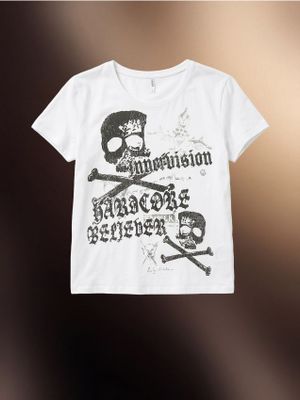 Bluzka damska młodzieżowa ze sklepu: Cropp w kategorii: Bluzki damskie - zdjęcie 4198BBB-532-6969_055FM-00X