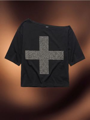 Bluzka damska młodzieżowa ze sklepu: Cropp w kategorii: Bluzki damskie - zdjęcie 4198BBB-532-6969_060KB-99X