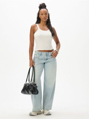 Bluzka damska casual ze sklepu: Cropp w kategorii: Bluzki damskie - zdjęcie 4198BBB-532-6969_073KB-00X