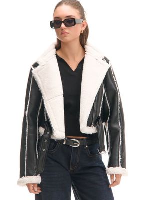 Kurtka damska casual ze sklepu: Cropp w kategorii: Kurtki damskie - zdjęcie 4198BBB-532-6969_100FL-99X