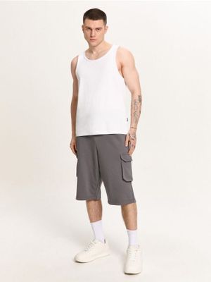 Spodenki męskie w sportowym stylu ze sklepu: Cropp w kategorii: Spodenki męskie - zdjęcie 4198BBB-532-6969_106HY-90X