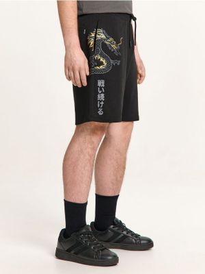 Spodenki męskie w sportowym stylu ze sklepu: Cropp w kategorii: Spodenki męskie - zdjęcie 4198BBB-532-6969_124HY-99X