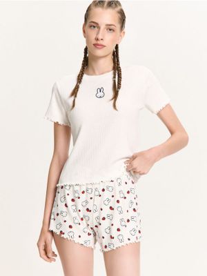 Piżama w nadruki ze sklepu: Cropp w kategorii: Piżamy damskie - zdjęcie 4198BBB-532-6969_150IF-00X