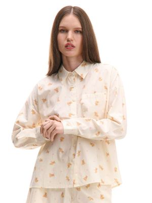 Koszula damska casual ze sklepu: Cropp w kategorii: Koszule damskie - zdjęcie 4198BBB-532-6969_160CU-01M