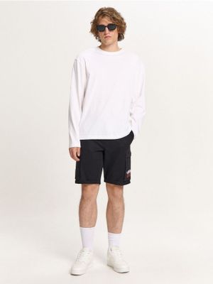 Spodenki męskie na lato ze sklepu: Cropp w kategorii: Spodenki męskie - zdjęcie 4198BBB-532-6969_177HY-99X