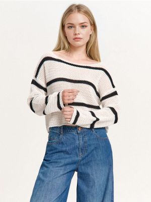 Sweter damski casual na zimę ze sklepu: Cropp w kategorii: Swetry damskie - zdjęcie 4198BBB-532-6969_182HX-00M