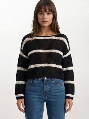 Sweter damski na zimę casual ze sklepu: Cropp w kategorii: Swetry damskie - zdjęcie 4198BBB-532-6969_182HX-99M