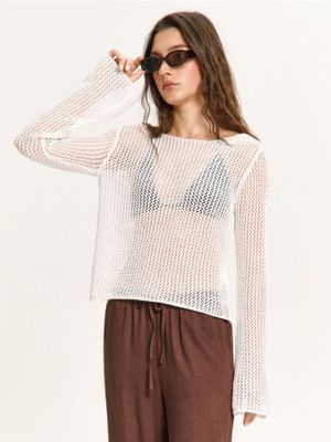 Sweter damski na zimę ze sklepu: Cropp w kategorii: Swetry damskie - zdjęcie 4198BBB-532-6969_183HX-00X
