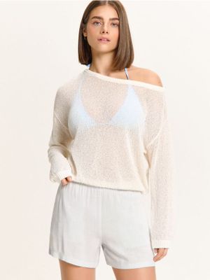 Sweter damski casual ze sklepu: Cropp w kategorii: Swetry damskie - zdjęcie 4198BBB-532-6969_184HX-01X