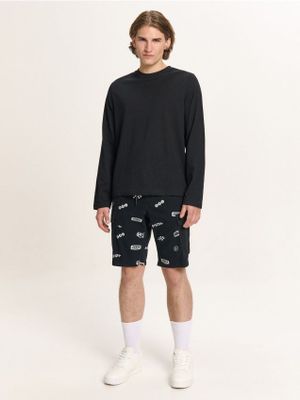 Spodenki męskie w sportowym stylu ze sklepu: Cropp w kategorii: Spodenki męskie - zdjęcie 4198BBB-532-6969_184HY-99X