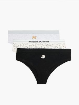 Majtki damskie ze sklepu: Cropp w kategorii: Majtki damskie - zdjęcie 4198BBB-532-6969_195FY-MLC
