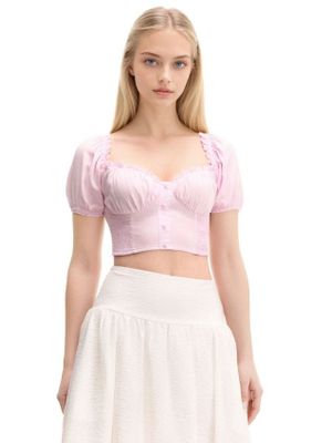 Bluzka damska wiosenna ze sklepu: Cropp w kategorii: Bluzki damskie - zdjęcie 4198BBB-532-6969_216FL-03X