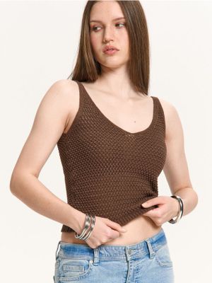 Bluzka damska casual ze sklepu: Cropp w kategorii: Bluzki damskie - zdjęcie 4198BBB-532-6969_219IS-88X