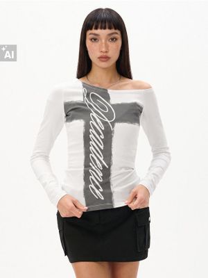 Bluzka damska jesienna ze sklepu: Cropp w kategorii: Bluzki damskie - zdjęcie 4198BBB-532-6969_221KB-00X