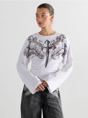Bluzka damska casual ze sklepu: Cropp w kategorii: Bluzki damskie