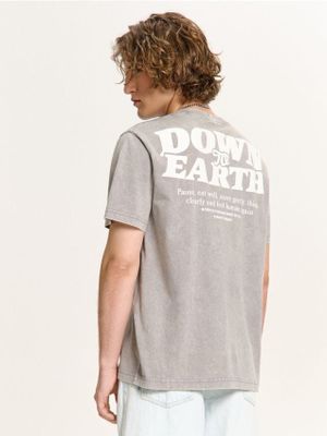 T-shirt męski młodzieżowy ze sklepu: Cropp w kategorii: T-shirty męskie - zdjęcie 4198BBB-532-6969_226HZ-85X