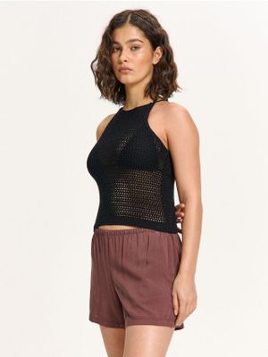 Bluzka damska casual ze sklepu: Cropp w kategorii: Bluzki damskie - zdjęcie 4198BBB-532-6969_231IS-99X