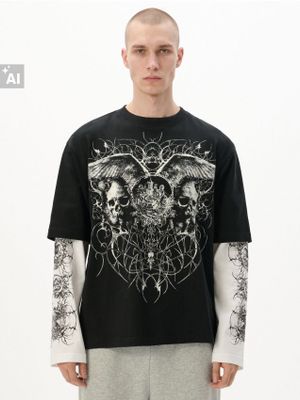 T-shirt męski w stylu młodzieżowym ze sklepu: Cropp w kategorii: T-shirty męskie - zdjęcie 4198BBB-532-6969_241FN-99X