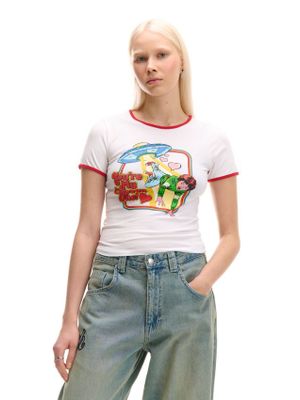 Bluzka damska na wiosnę ze sklepu: Cropp w kategorii: Bluzki damskie - zdjęcie 4198BBB-532-6969_253CV-00X