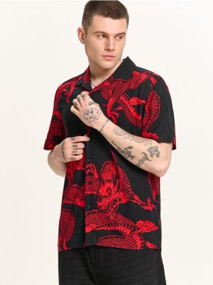 Koszula męska na wiosnę ze sklepu: Cropp w kategorii: Koszule męskie - zdjęcie 4198BBB-532-6969_256DE-33X