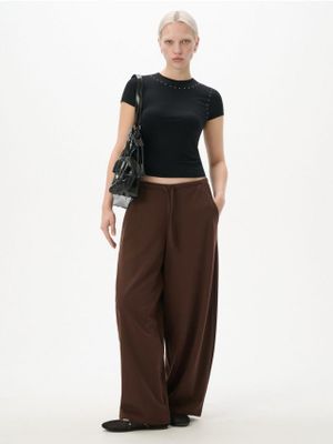 Spodnie damskie retro na wiosnę ze sklepu: Cropp w kategorii: Spodnie damskie - zdjęcie 4198BBB-532-6969_261HX-88X