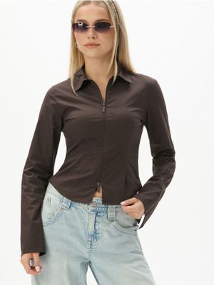 Koszula damska na jesień ze sklepu: Cropp w kategorii: Koszule damskie - zdjęcie 4198BBB-532-6969_274KA-88X