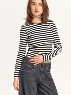 Bluzka damska na wiosnę casual ze sklepu: Cropp w kategorii: Bluzki damskie - zdjęcie 4198BBB-532-6969_279HX-MLC