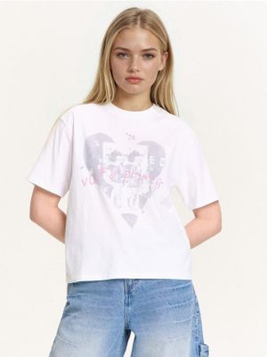 Bluzka damska młodzieżowa wiosenna ze sklepu: Cropp w kategorii: Bluzki damskie - zdjęcie 4198BBB-532-6969_281HX-00X