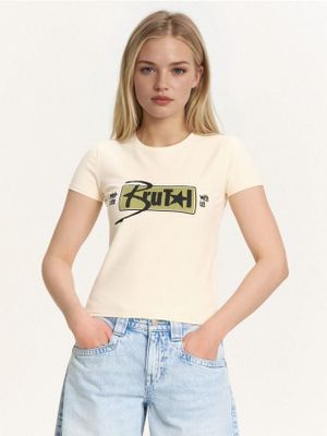 Bluzka damska w stylu młodzieżowym ze sklepu: Cropp w kategorii: Bluzki damskie - zdjęcie 4198BBB-532-6969_290HX-02X