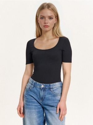 Bluzka damska na wiosnę casual ze sklepu: Cropp w kategorii: Bluzki damskie - zdjęcie 4198BBB-532-6969_297HX-99X